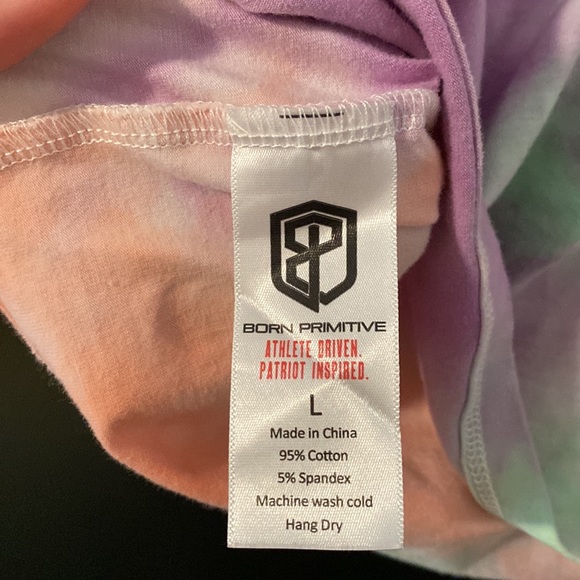 Born Primitive Multicolor Tie-Dye Sleeveless Crop Top - Picture 3 of 3